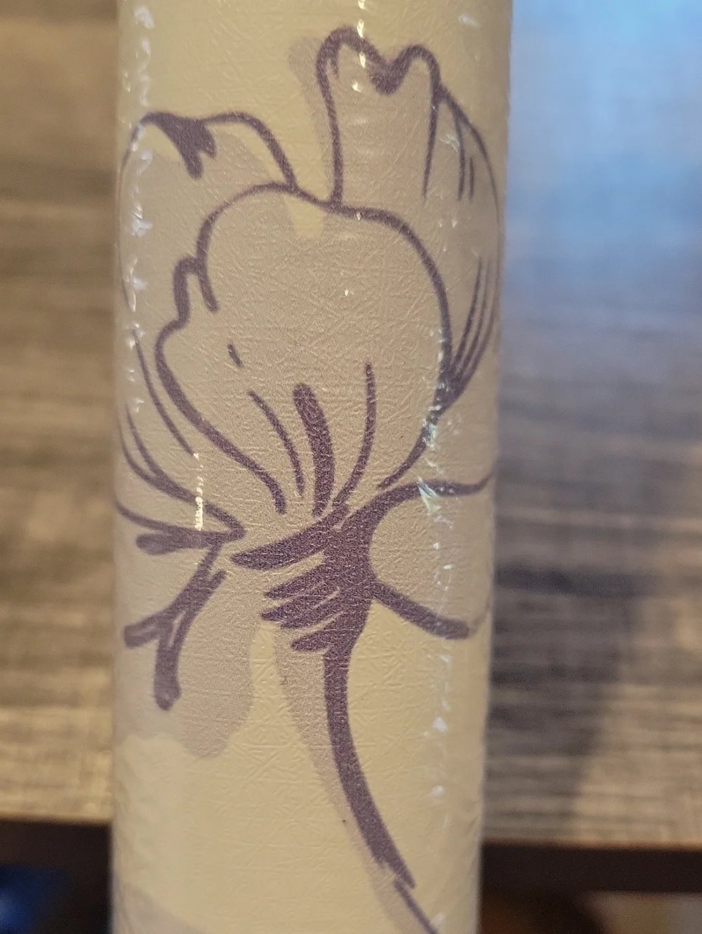 Peel N Stick Wallpaper New,17 X 78 In. Blue Floral